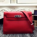 Replica High Quality AAA Imitation Hermes Kelly Danse Bag In Red Swift Leather HJ00136