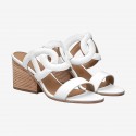 Replica High Quality High Quality Replica Hermes White Peace Sandals HJ00172
