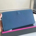 Replica Knockoff Hermes Blue Jean Azap Zipped Wallet HJ00861