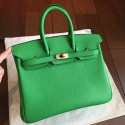 Top Faux Hermes Bamboo Clemence Birkin 25cm Handmade Bag HJ01102
