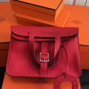 Wholesale Hermes Halzan Bag In Red Clemence Leather HJ00859