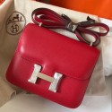 Wholesale Hermes Mini Constance 18cm Red Epsom Bag HJ00844