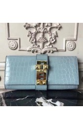 AAA Knockoff Hermes Medor Clutch Bag In Ciel Crocodile Leather HJ00323