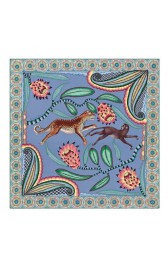 Copy Hermes Blue Savana Dance Shawl HJ00113