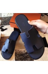 Copy Replica Hermes Izmir Sandals In Sapphire Epsom Leather HJ00971