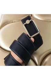Fake Perfect Hermes Oscar Buckle 40 MM Belt Black Reversible Leather HJ00948
