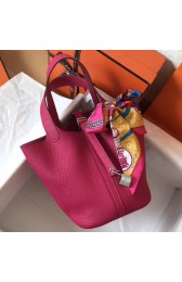 Fashion Replica Hermes Peach Picotin Lock MM 22cm Handmade Bag HJ01316