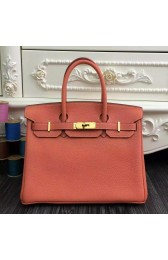 Hermes Birkin 30cm 35cm Bag In Crevette Clemence Leather HJ00759