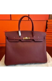 Hermes Bordeaux Epsom Birkin 40cm Handmade Bag Replica HJ01326