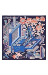 Hermes Caban Les Tresors D'un Artiste Silk Scarf HJ00563