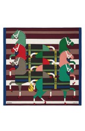 Hermes Green Rocabar Shawl 140cm HJ00479