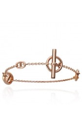 Hermes LG Rose Gold Farandole Bracelet HJ00165