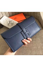 Hermes Sapphire Epsom Jige Elan 29 Clutch Replica HJ01324