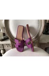 Hot Replica Hermes Oran Sandals In Cyclamen Epsom Leather HJ00168