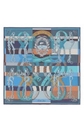 Imitation Copy Hermes Blue Della Cavalleria Shawl HJ00221