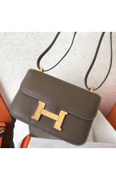Imitation Fake Hermes Epsom Constance 24cm Taupe Handmade Bag HJ00392