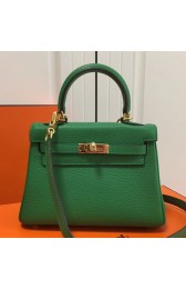 Imitation Hermes Bamboo Clemence Kelly 20cm GHW Bag HJ00804