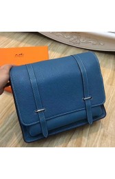 Imitation Hermes Blue Jean Steve 35 Messenger Bag HJ00511