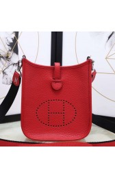 Luxury Copy Hermes Red Evelyne II TPM Messenger Bag HJ00366