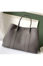 Luxury Replica Hermes Grey Fjord Garden Party 30cm With Printed Lining HJ00082