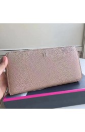 Replica Hermes Grey Clemence Azap Zipped Wallet Replica HJ00545