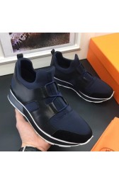 Replica Top Designer Hermes Men Navy/Noir Player Sneakers HJ01323