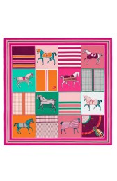Top Replica Hermes Rose Red Couvertures Nouvelles 140 Cm Scarf HJ01170