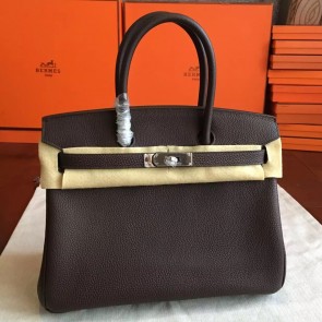 Fake High Quality Knockoff Hermes Cafe Clemence Birkin 30cm Handmade Bag HJ00796