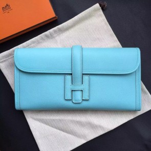Hermes Celeste Epsom Jige Elan 29 Clutch HJ00751