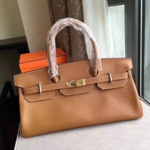 Imitation Hermes Brown JPG Birkin 42cm Shoulder Bag HJ00661