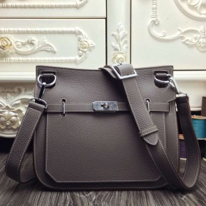 Imitation Top Replica Hermes Grey Large Jypsiere 34cm Bag HJ01166