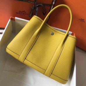 Knockoff Hermes Soleil Clemence Garden Party 30cm Handmade Bag HJ00338