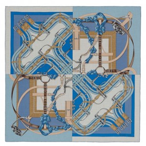 Replica Hermes Blue Grand Manege A Jouets Shawl 140cm HJ00884