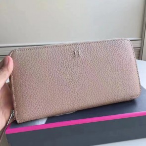 Replica Hermes Grey Clemence Azap Zipped Wallet Replica HJ00545