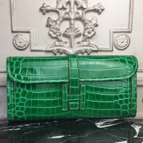 Replica Hot Hermes Jige Elan 29 Clutch In Bambou Crocodile Leather HJ00810