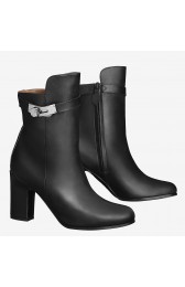AAA Fake AAA Hermes Black Joueuse Ankle Boots HJ01249