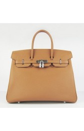 Best Replica Hermes Birkin 30cm 35cm Bag In Brown Togo Leather HJ00767