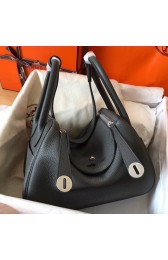 Cheap Hermes Vert Gris Lindy 30cm Clemence Handmade Bag HJ00557