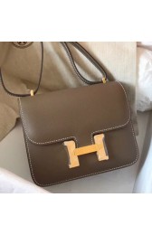 Fake Best Copy Hermes Mini Constance 18cm Taupe Epsom Bag HJ00936
