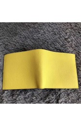 Fake Faux Perfect Hermes Yellow MC2 Copernic Compact Wallet HJ00926