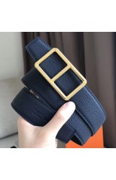 Fake Hot Hermes Officier Belt Buckle & Navy 38MM Strap HJ01104