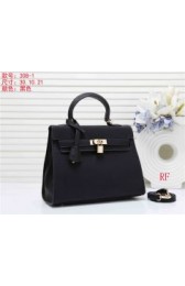 Hermes Black Epsom Kelly Mini II 20cm Silver Hardware Bag Replica HJ20375