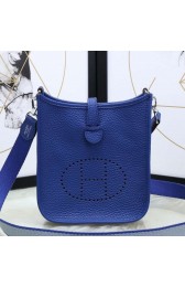 Hermes Blue Electric Evelyne II TPM Messenger Bag HJ00543