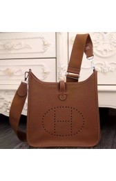 Hermes Brown Evelyne III PM Bag HJ00238