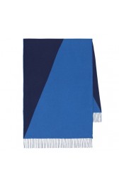 Hermes Casaque Stole In Navy And Blue Cashmere HJ00475