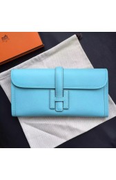 Hermes Celeste Epsom Jige Elan 29 Clutch HJ00751