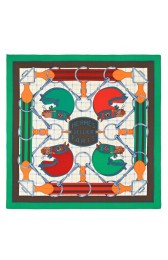 Hermes Green Tatersale Cashmere Shawl 140 HJ00742