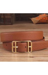 Knockoff Cheap Hermes Brown Cape Cod 32 Reversible Belt HJ00707