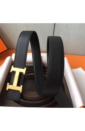 Knockoff Copy Hermes H Belt Buckle & Black Epsom 32 MM Strap HJ00061