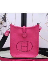 Knockoff Designer Replica Hermes Rose Red Evelyne II TPM Messenger Bag HJ00507
